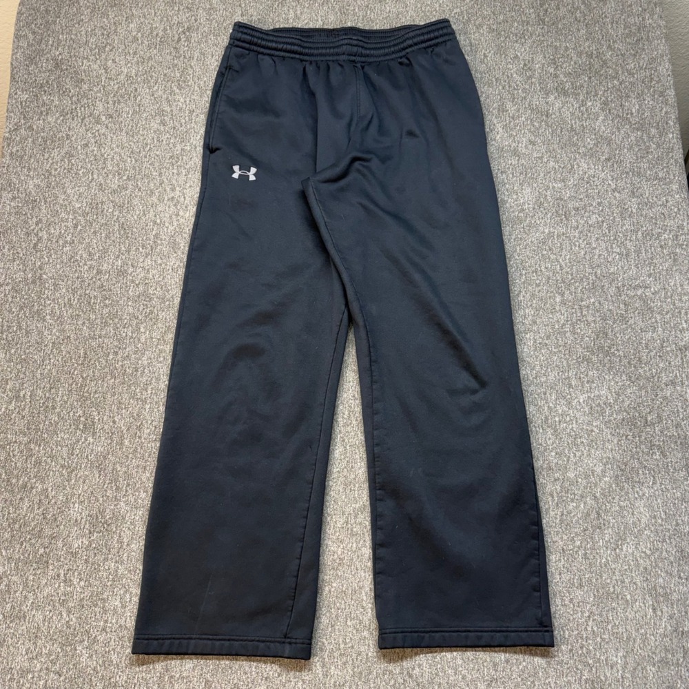 Under Armour Storm Mens Loose Fit Fleece Athletic Sweatpants Black Large LG 000